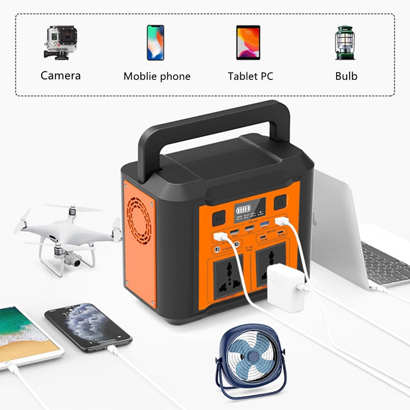 Power Bank Portable Power Station Emergency Energy Storage Power Solar Generator