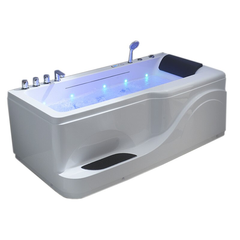 Bathtub Bathroom Fiberglass Whirlpool Acrylic Hydromassage Surfing Mixer Left Right Direction Badewanne