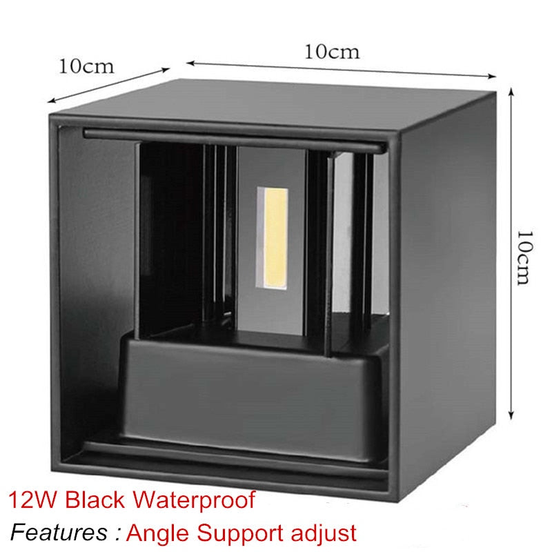 Wall Lamps Waterproof Surface Mounted LED Wall Light Indoor Outdoor Wall Lights