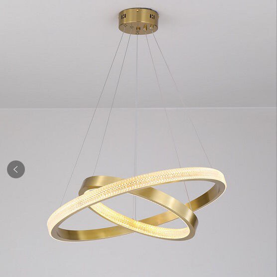 Chandelier Nordic Minimalist Led Dining Room Living Room Circular Office Chandeliers