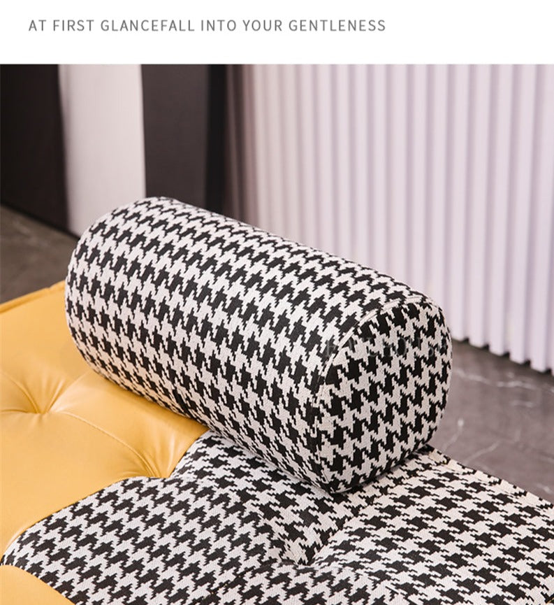 Sofa Chair Modern Leisure Tatami Houndstooth Lazy Chair & Sofa Cushions Furniture Lounge MC