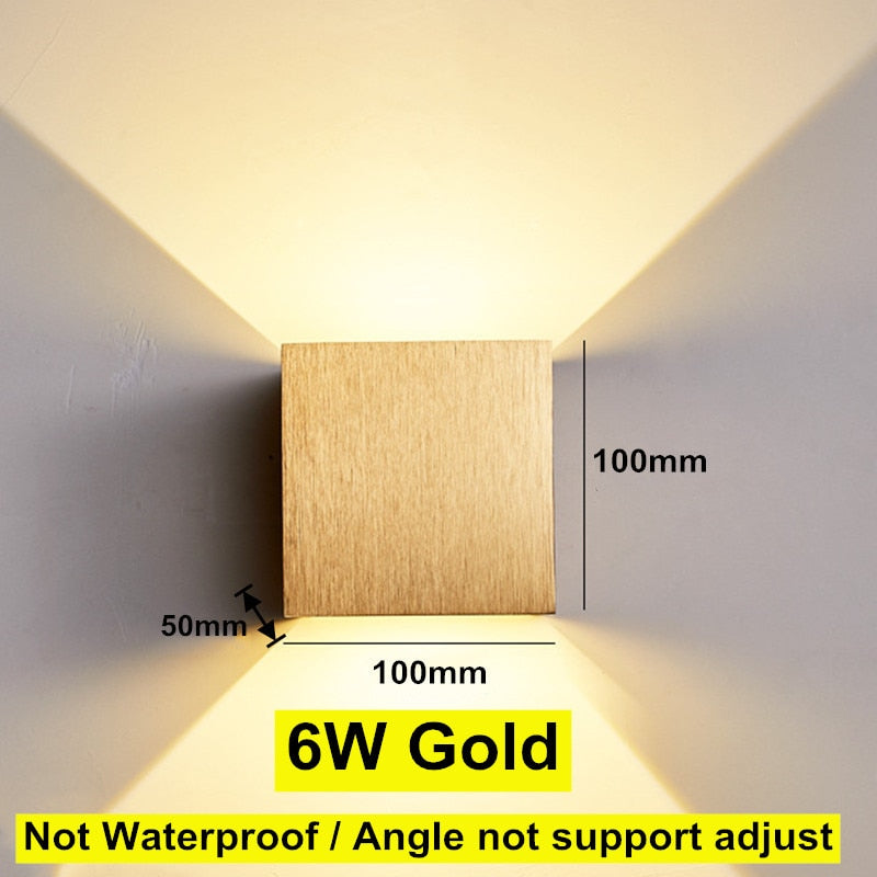 Wall Lamps Waterproof Surface Mounted LED Wall Light Indoor Outdoor Wall Lights