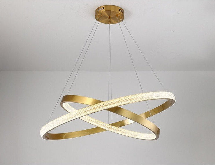 Chandelier Nordic Minimalist Led Dining Room Living Room Circular Office Chandeliers