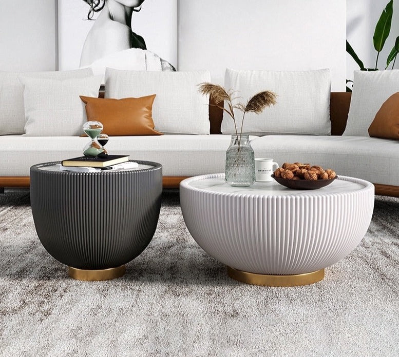 Coffee Tables Home Round Creative Designer Couchtisch Set Side Tables Set