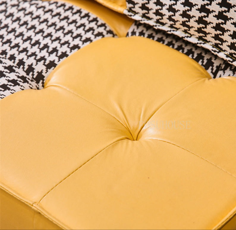 Sofa Chair Modern Leisure Tatami Houndstooth Lazy Chair & Sofa Cushions Furniture Lounge MC