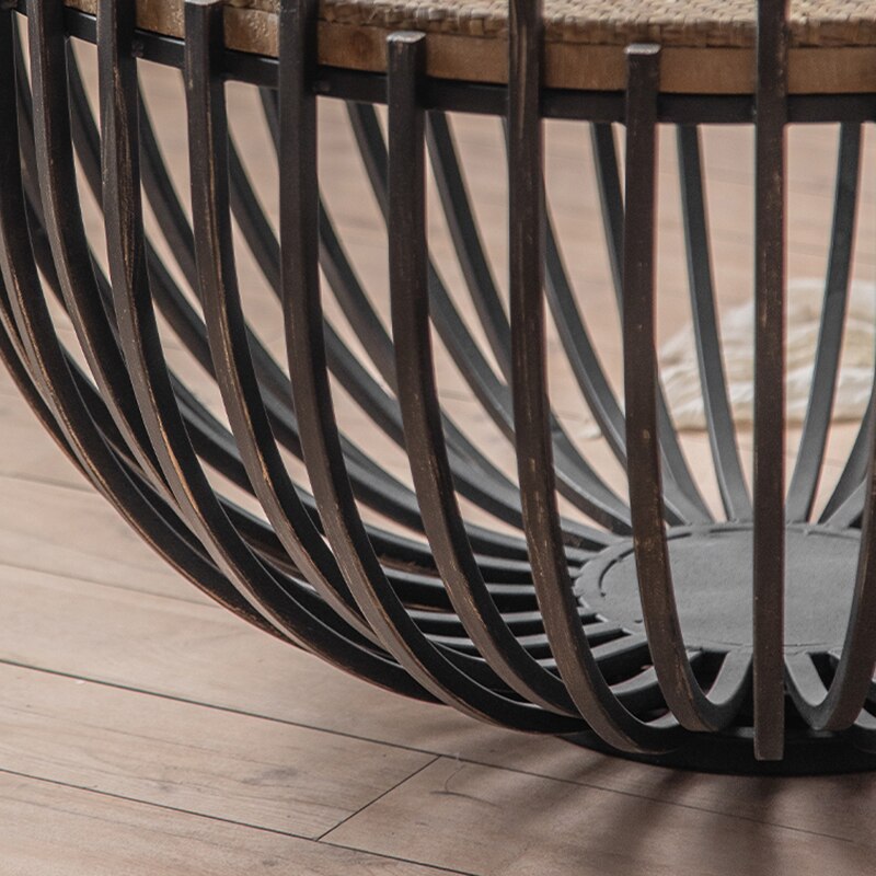 Coffee Table Nordic Wrought Iron Living Room Couchtisch Side Tisch Retro Small Round Tables