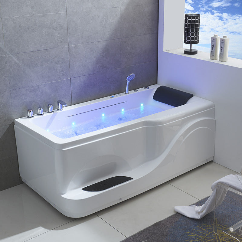 Bathtub Bathroom Fiberglass Whirlpool Acrylic Hydromassage Surfing Mixer Left Right Direction Badewanne
