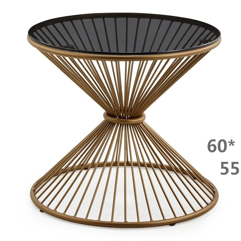 Custom Modern Iron Coffee Table Set, Creative Europe & American Style Lounge Furniture