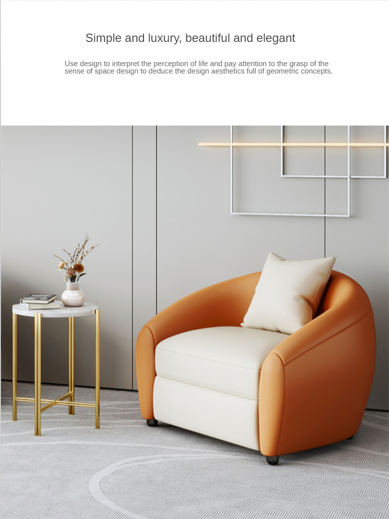 Chair & Sofa Cushions Tiger Einzelsofa Light Luxury Designer Lazy Singel Sofas