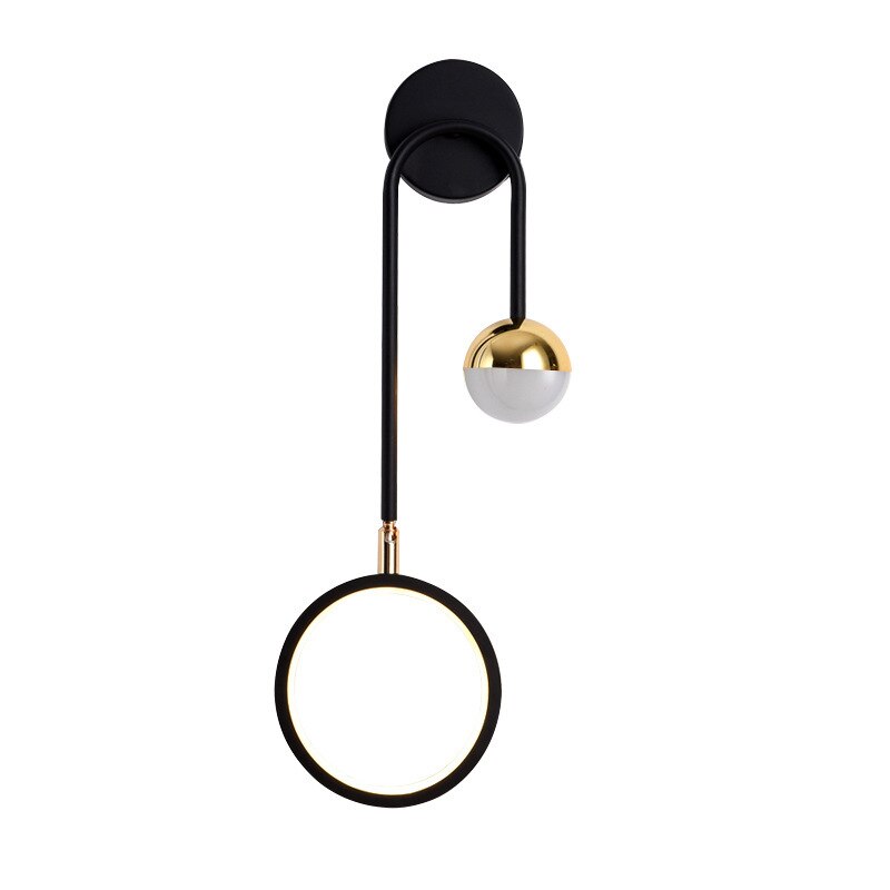 Wall Lamps Modern Led Nordic Sconce Round Rotatable Corridor Bedside Wall Lights