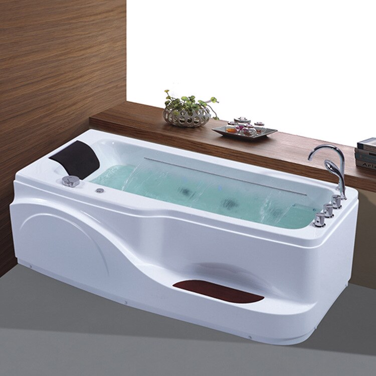 Bathtub Bathroom Fiberglass Whirlpool Acrylic Hydromassage Surfing Mixer Left Right Direction Badewanne