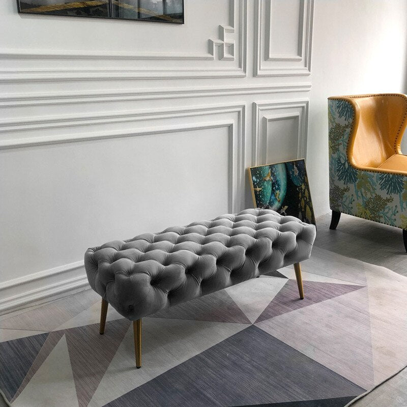 Couch Nordic Stools Fabric Living Room Furniture Light Couches