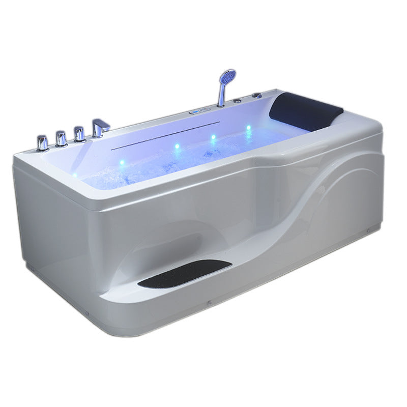 Bathtub Bathroom Fiberglass Whirlpool Acrylic Hydromassage Surfing Mixer Left Right Direction Badewanne