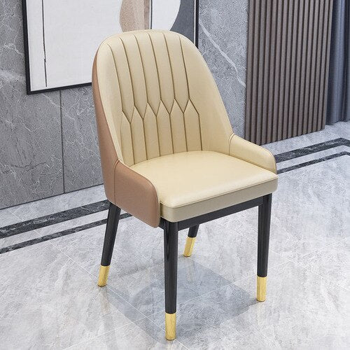 Round Chair Simple and Light Nordic Dining Chair Home Armchair Stool Desk Furniture