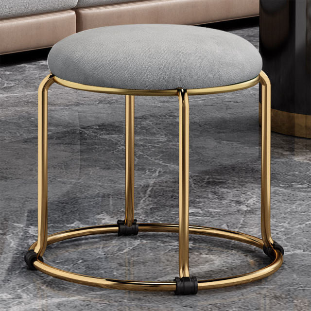 Living Room Padded Stool Chair