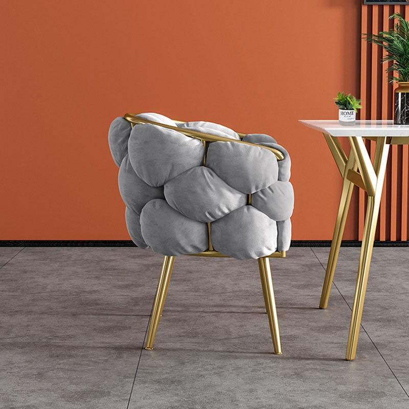 Modern Velvet Wingback Chair - Nordic, Customizable