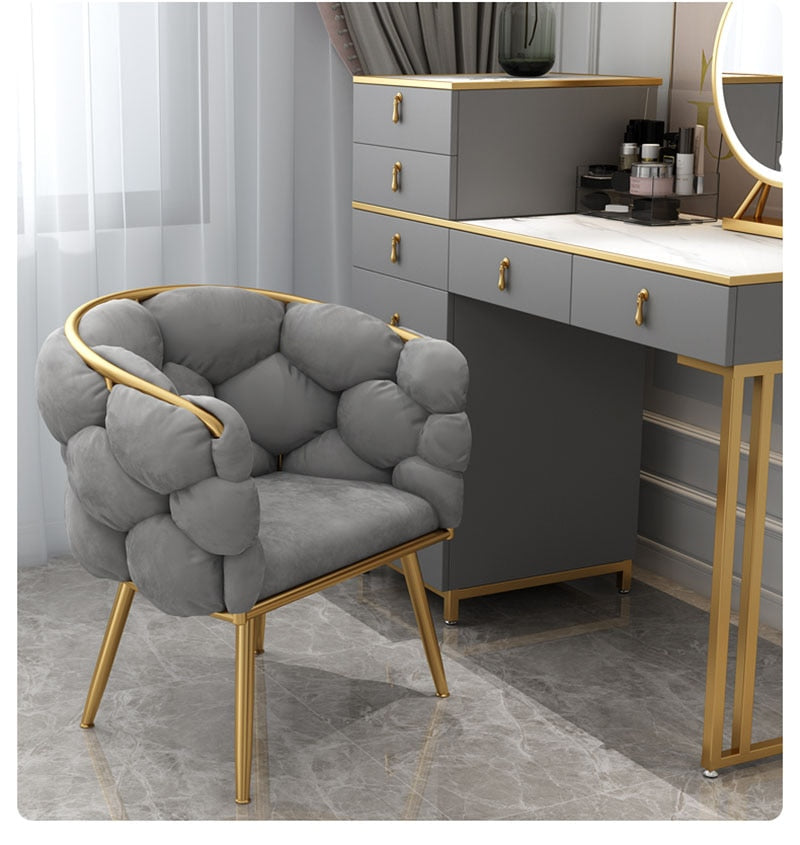 Modern Velvet Wingback Chair - Nordic, Customizable
