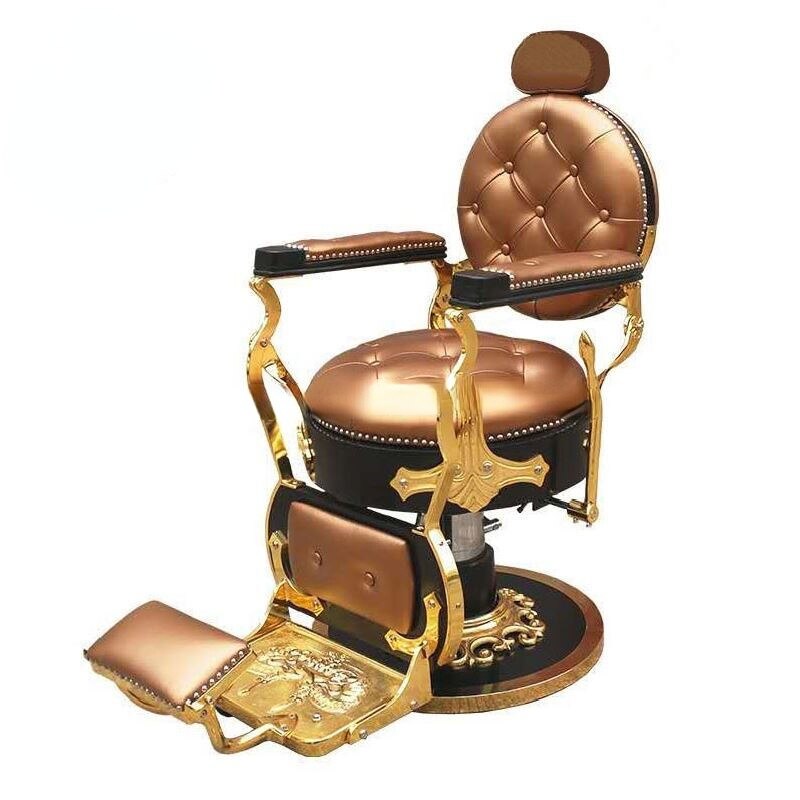 Antique Barber Club Chair - Hydraulic, Swivel, Customizable