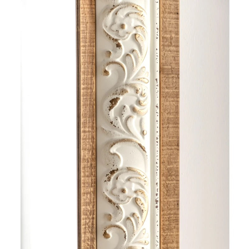 Large Mirror Farmhouse Vintage Solid Wood Floor Mirror Bedroom Hanging Wall Mounted Mirrors
