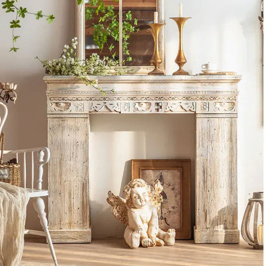European Style Living Room Furniture White Hallway Accent Table Console Wall Tables