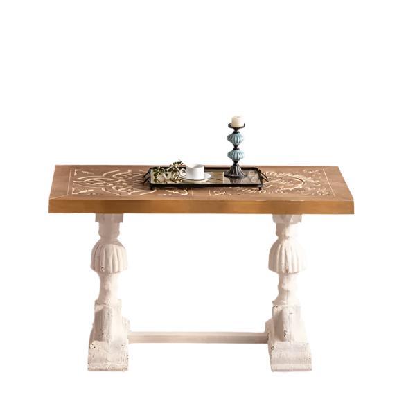 Classic Farmhouse Tea Table - Handcrafted Pine & Ash Accent Table