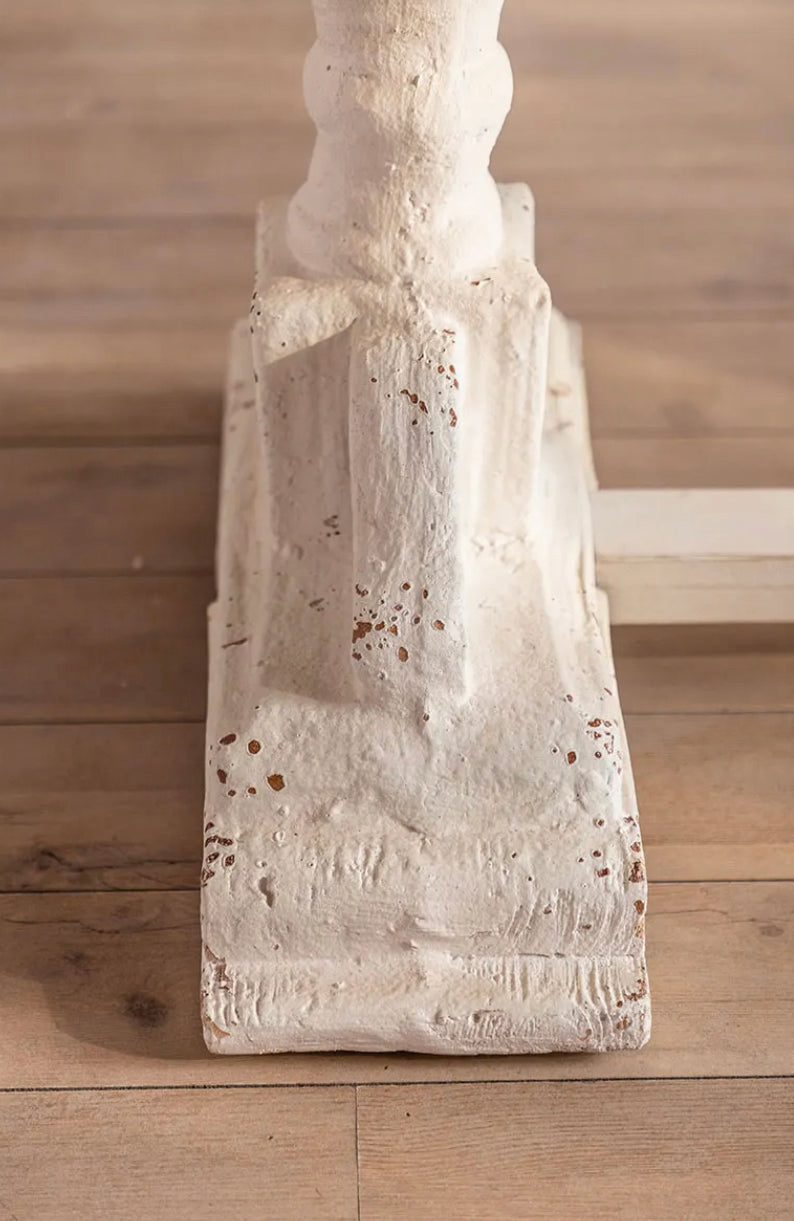 Classic Farmhouse Tea Table - Handcrafted Pine & Ash Accent Table
