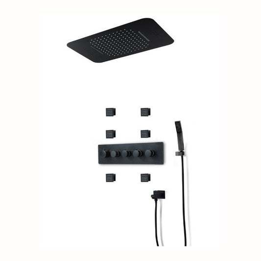 Shower Systems Multifunktionales Musik Unterputz Duschsystem Duscharmatur Thermostat//Music Shower System