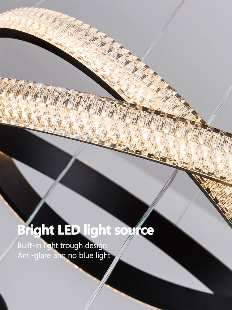 Lustre Art minimaliste trois têtes lampe de salle à manger nordique lustres