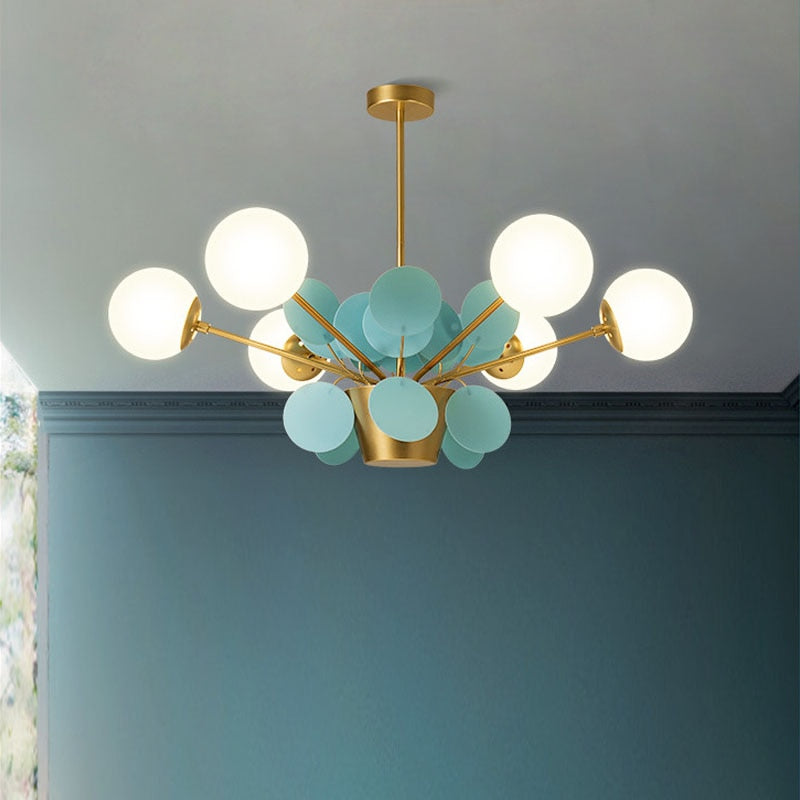 Chandelier Concise Warmth Glass Living Dinging Room Nordic Design Chandeliers