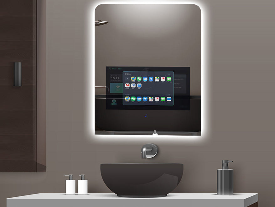 Capteurs de miroir intelligents avec montage numérique Miroirs intelligents Bluetooth
