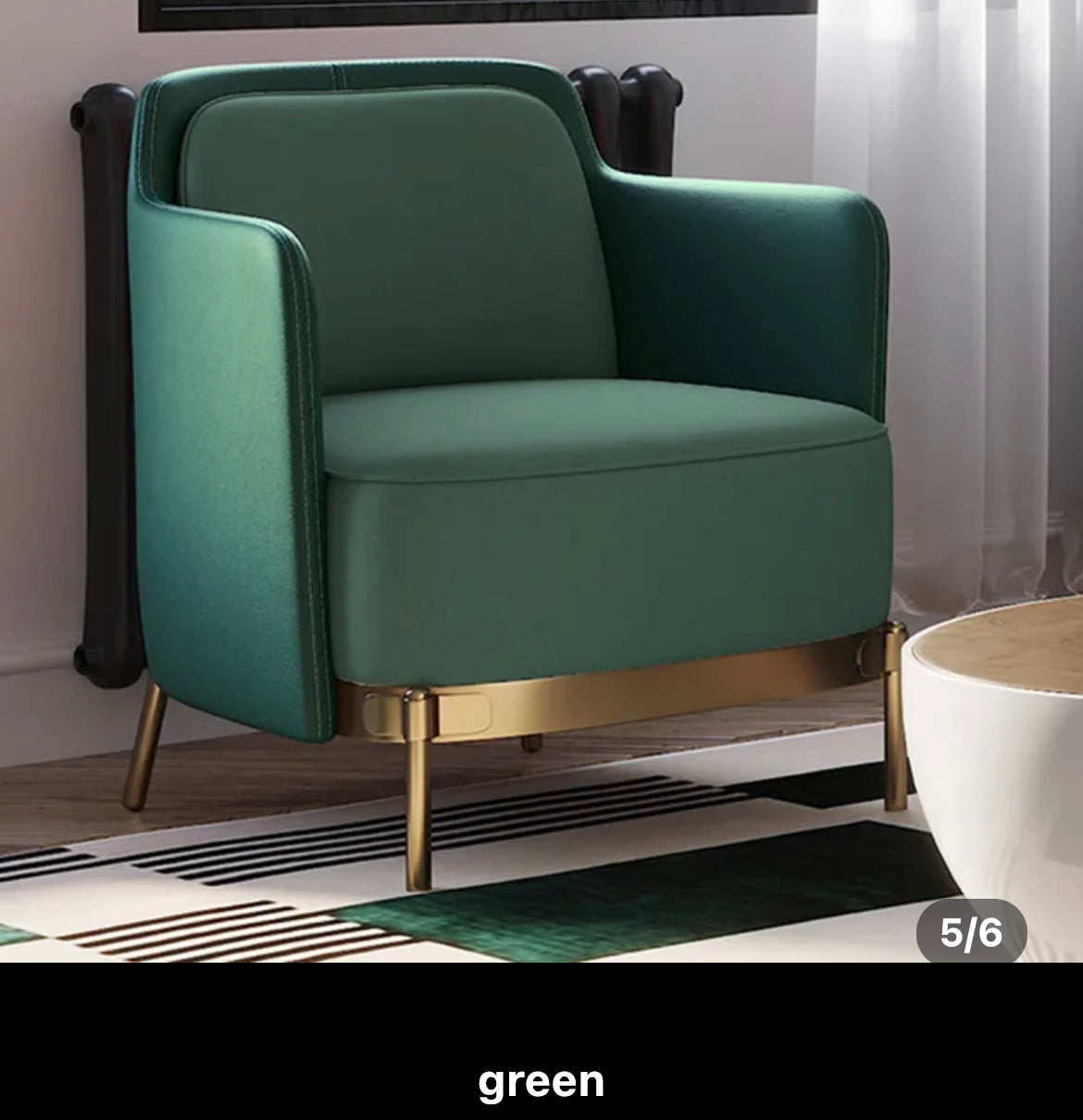Designer Leisure Armchair, Stainless Steel Modern Lounge Chair