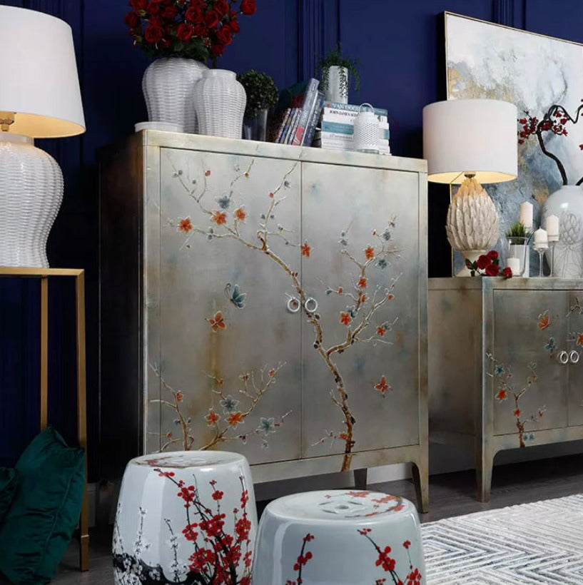 Luxury Cabinets High-grade Decorated Wooden Cabinet Living Room Vintage Schränke
