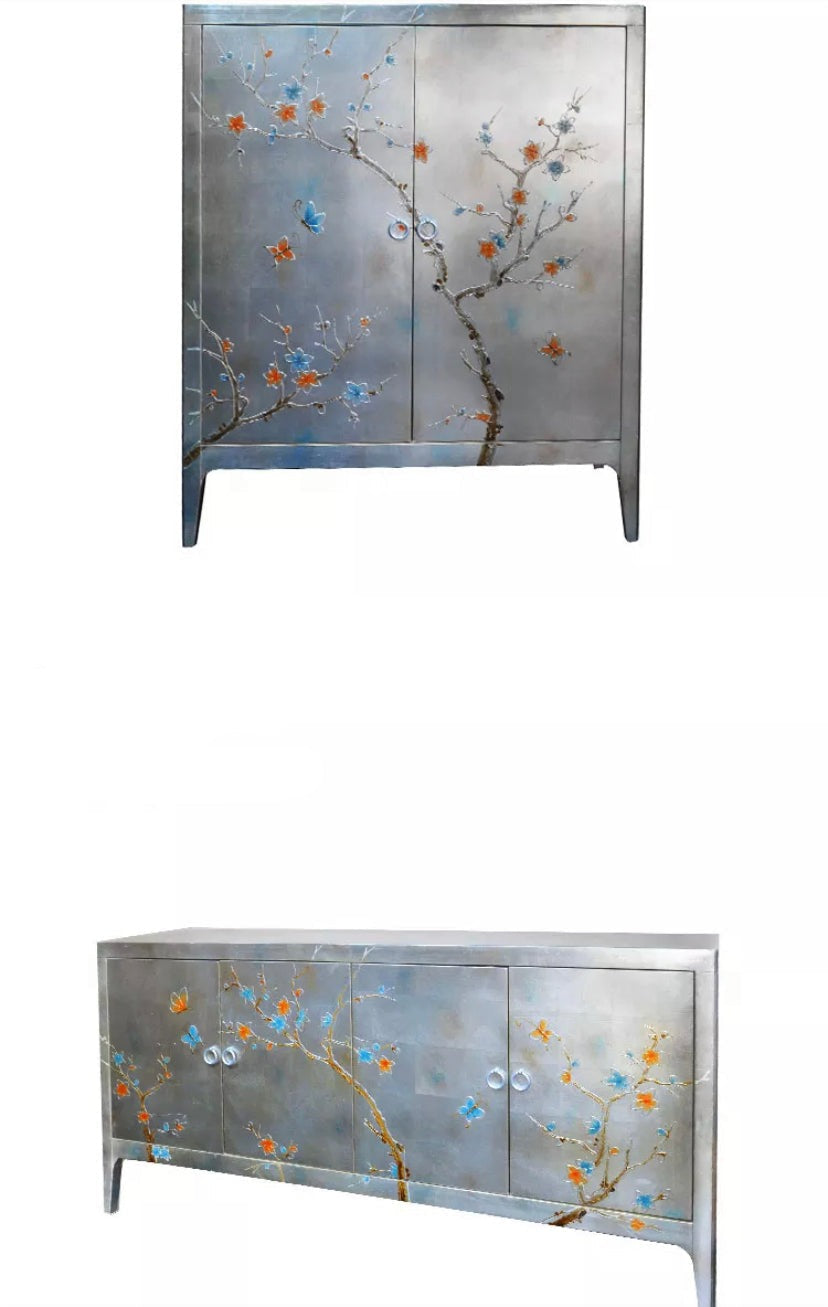 Luxury Cabinets High-grade Decorated Wooden Cabinet Living Room Vintage Schränke