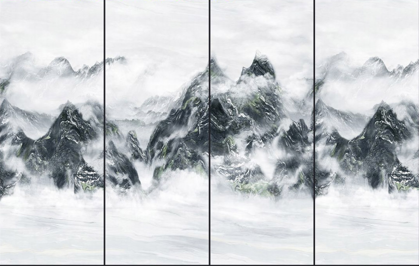 Wall Paneling Bendable Bamboo Charcoal Wood Easy To Install Wall Panels Set