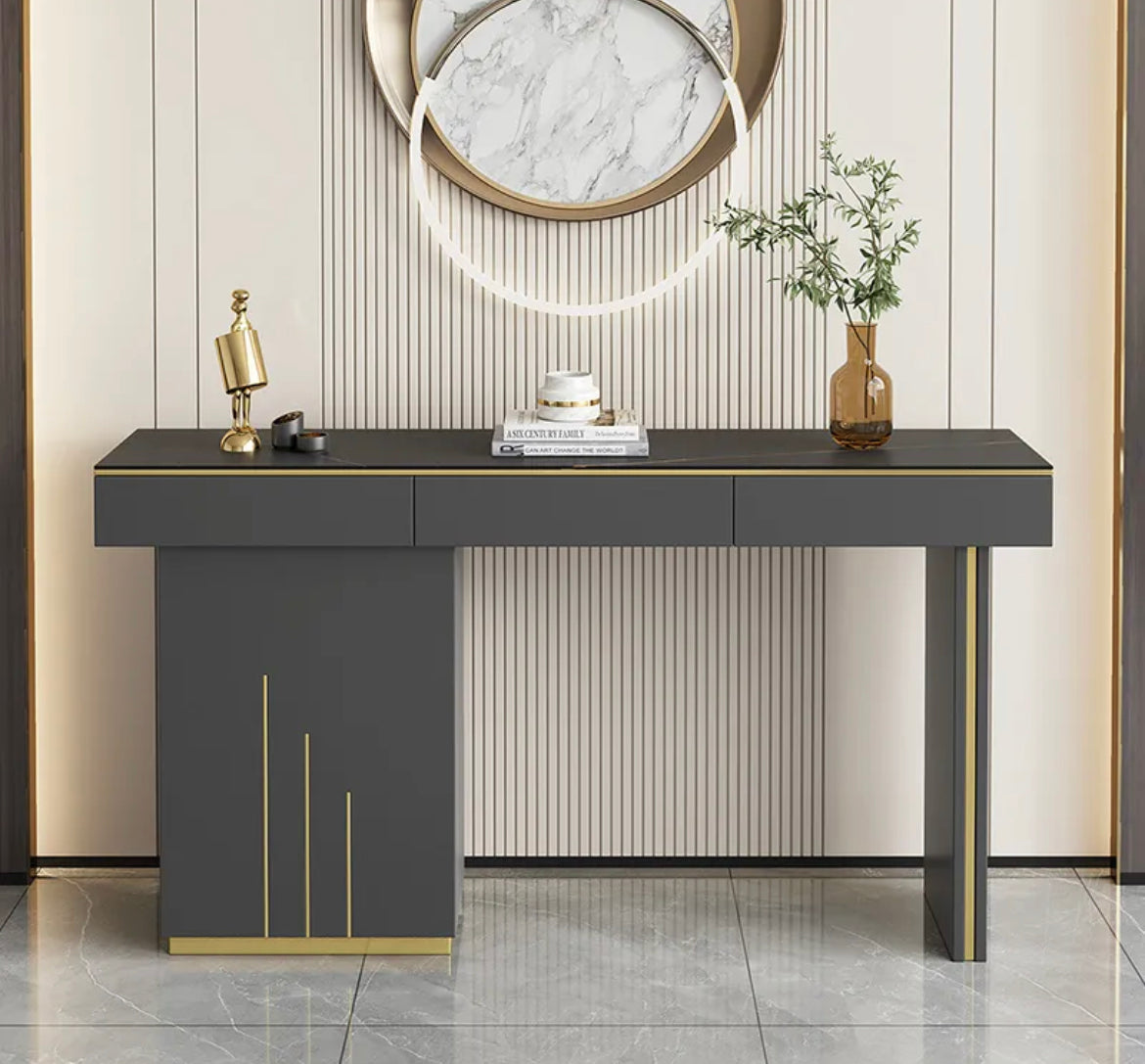 Consoles Wall Table Living Room Furniture Simple Modern Nordic Design Black Gold Porch 