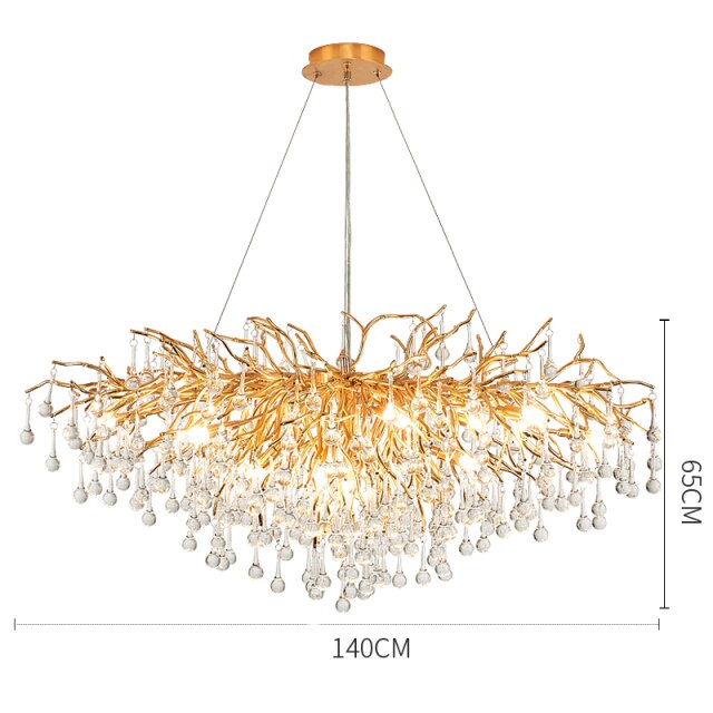 Crystal Chandelier Lighting // Dining Living Room Lights